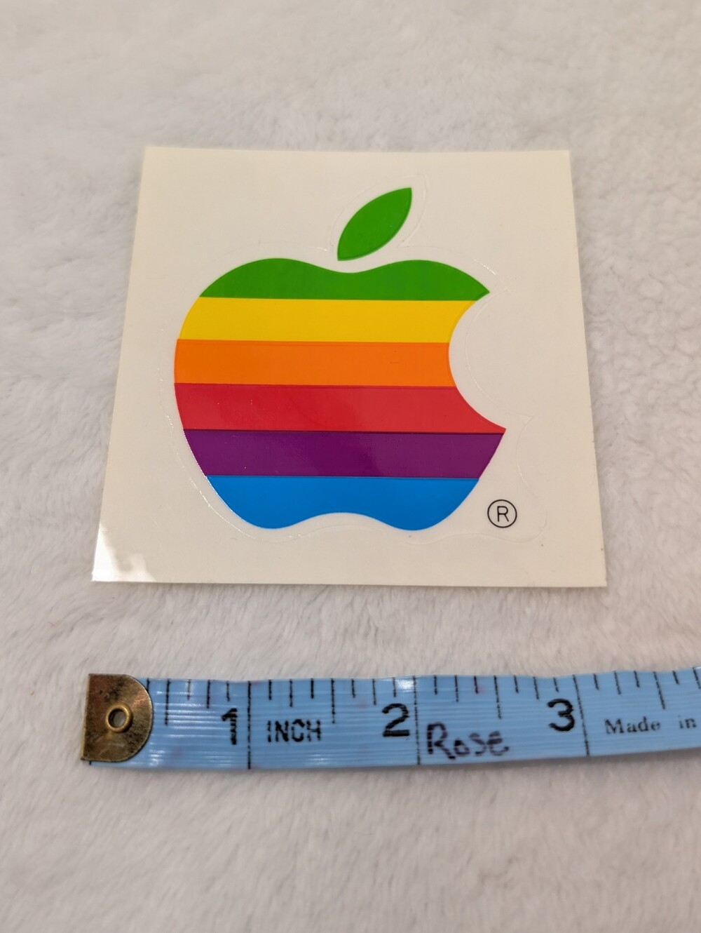 Vintage Apple Computer Rainbow Logo Sticker - Picture 2 of 2